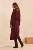 Picture of BURGUNDY DANCING SKIRT IN MIXED WOOL VERA